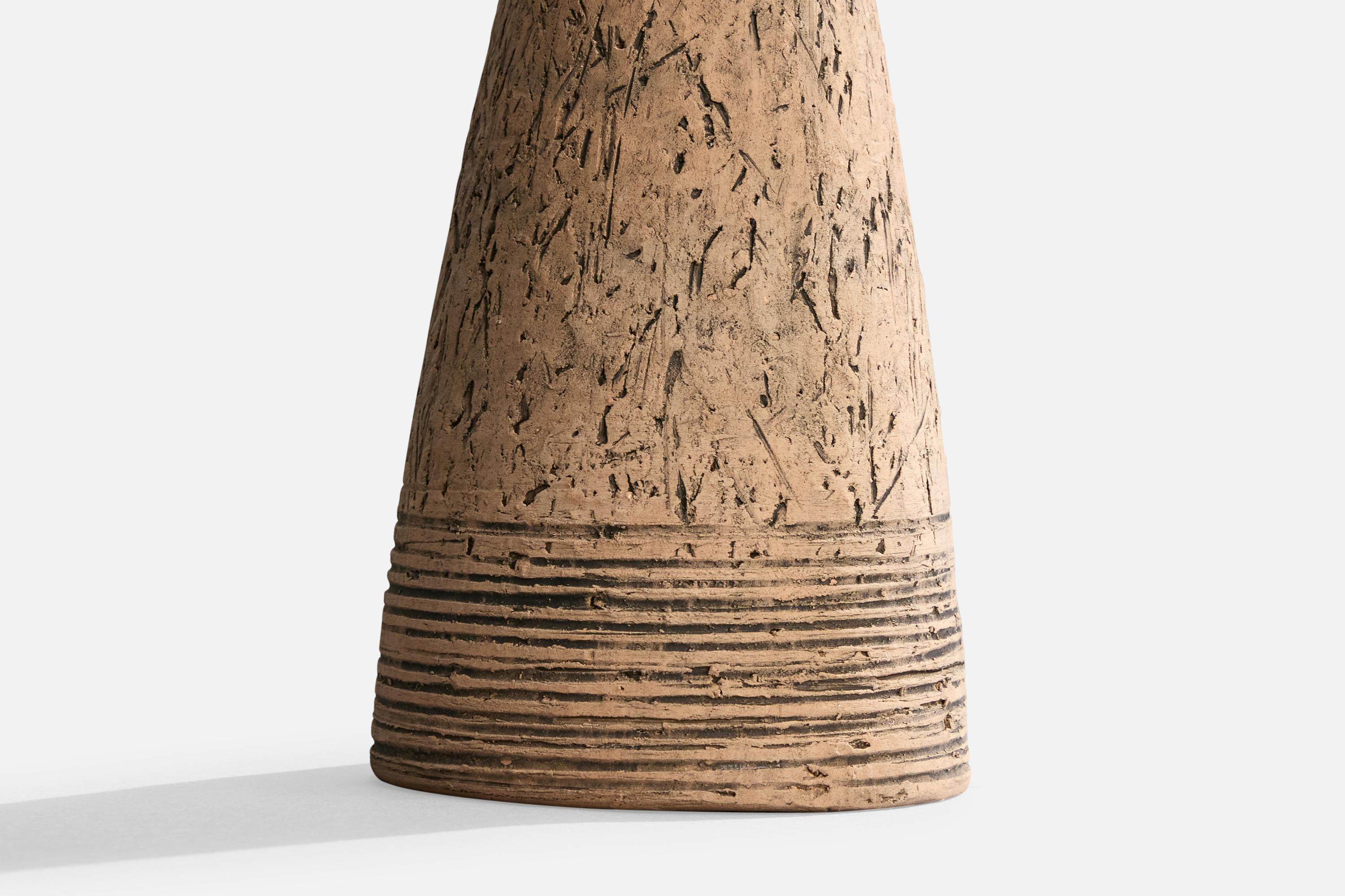 Milieu du XXe siècle Lampe de bureau Olof Georg Hermansson, Céramique, Suède, années 1960 en vente