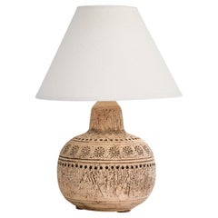 Olof Georg Hermansson, Table Lamp, Ceramic, Sweden, 1960s