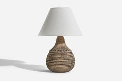 Olof Georg Hermansson, Table Lamp, Earthenware, Keramik-Olle, Sweden, 1960s