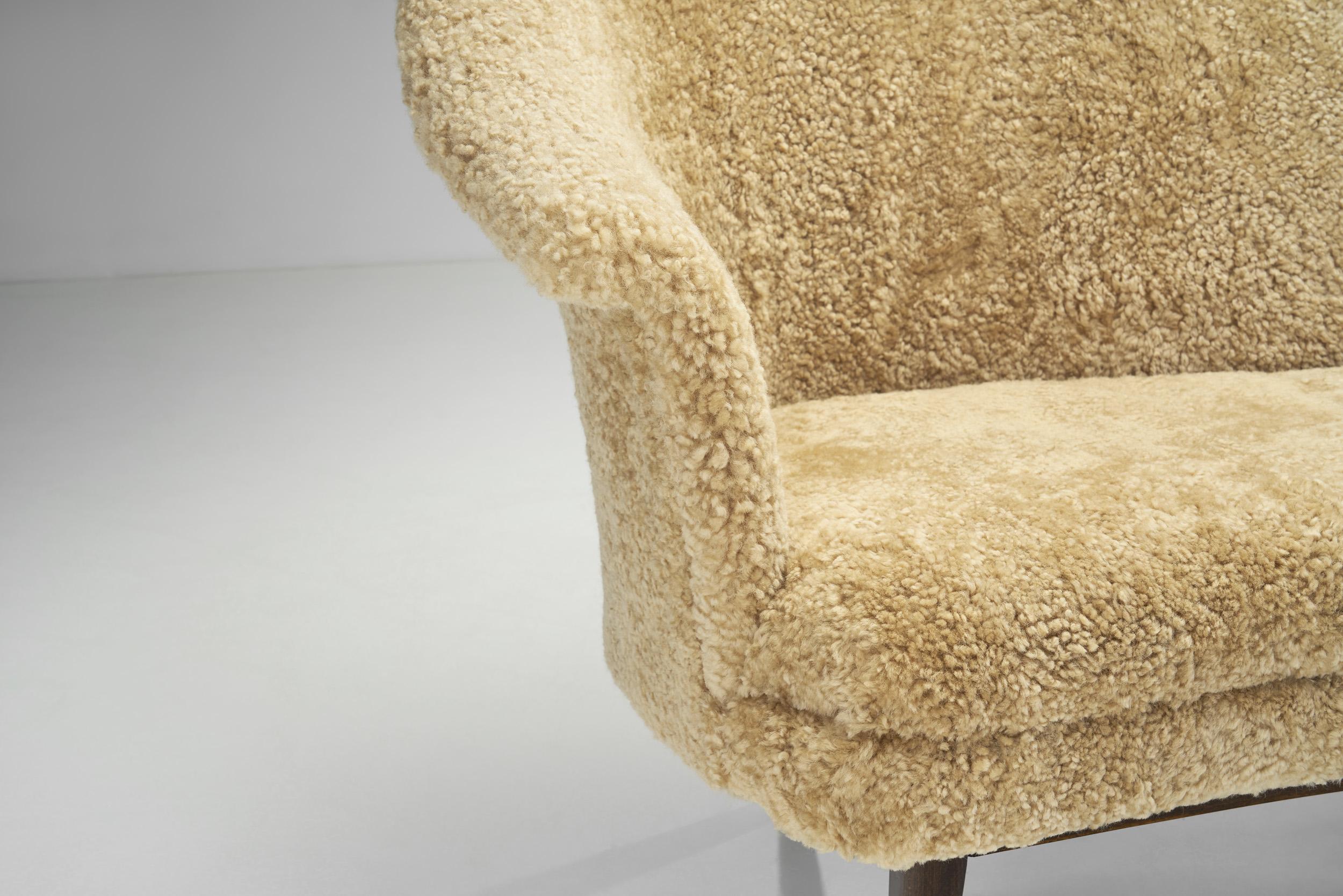 Sofa „Duetto“ von Olof Ottelin für Kervo Snickerifabrik Stockmann, Finnland, 1950er Jahre im Angebot 6