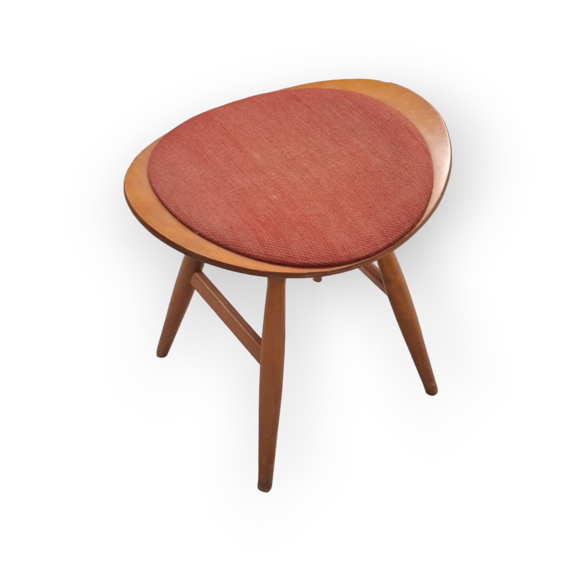 Finnish Olof Ottelin Ellipse Stool for Stockmann, 1960s