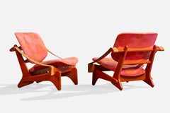 Olof Ottelin, Poltrone da salotto, Legno, Pelle, Tessuto, Finlandia, anni '60