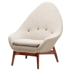 Retro Olof Ottelin "Munk" Lounge Chair for Oy Stockmann Ab, Finland 1960s