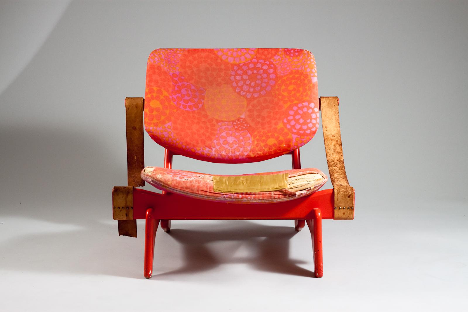 Finnish Olof Ottelin, rare original Jumbo chair circa 1960 For Sale