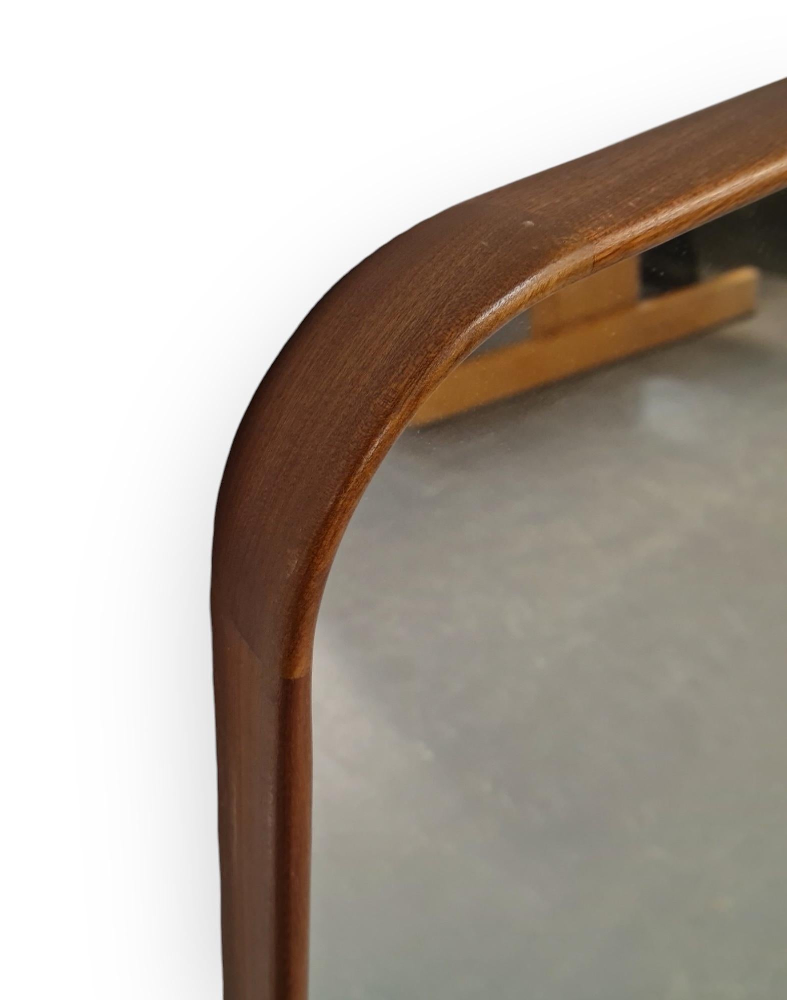 Finnish Olof Ottelin Teak Frame Mirror, Keravan Puusepäntehdas for Stockmann, 1960s For Sale