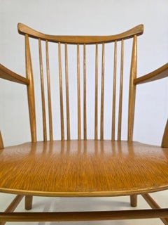 Olof Ottelin Windsor Chair 'Buffalo' in Oak, Mid-Century Modern