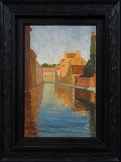 Bruges (Brügge), 1894 by Symbolist Painter Olof Sager-Nelson. 