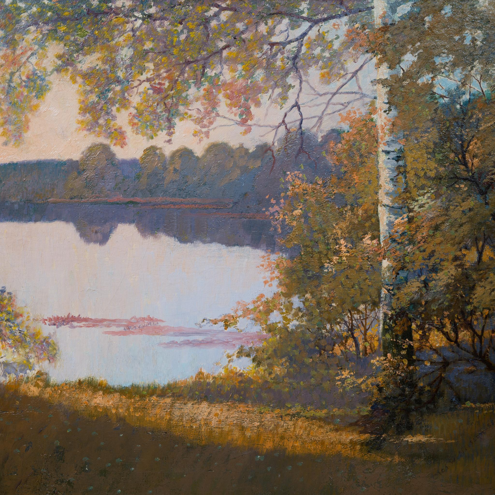Autumn Landscape by the Lake (1935) 1