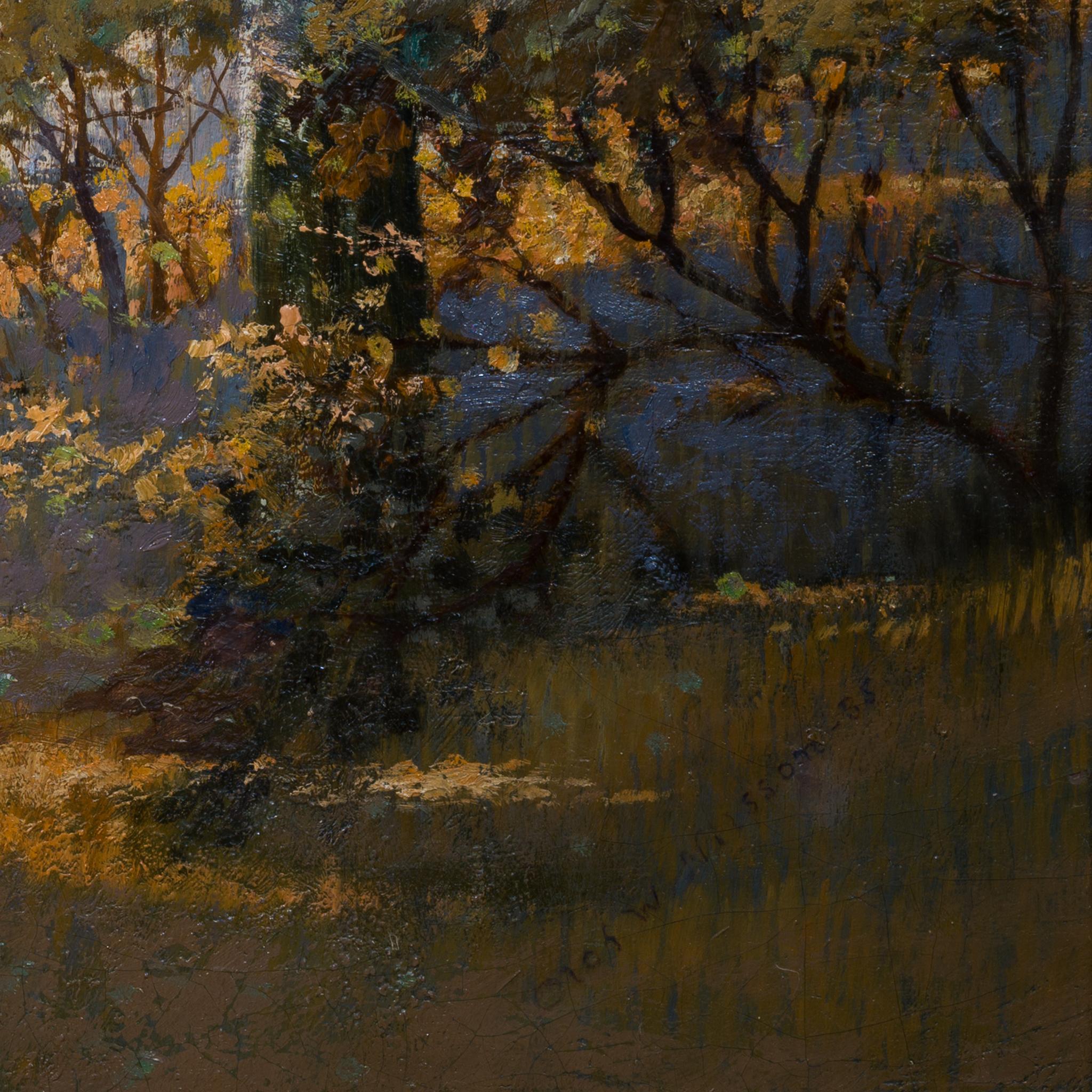 Autumn Landscape by the Lake (1935) 3
