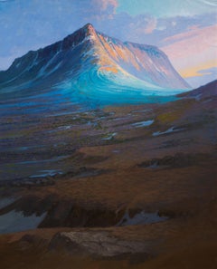 Fjäll i aftonsol (“Mountain in Evening Sun”), circa 1933