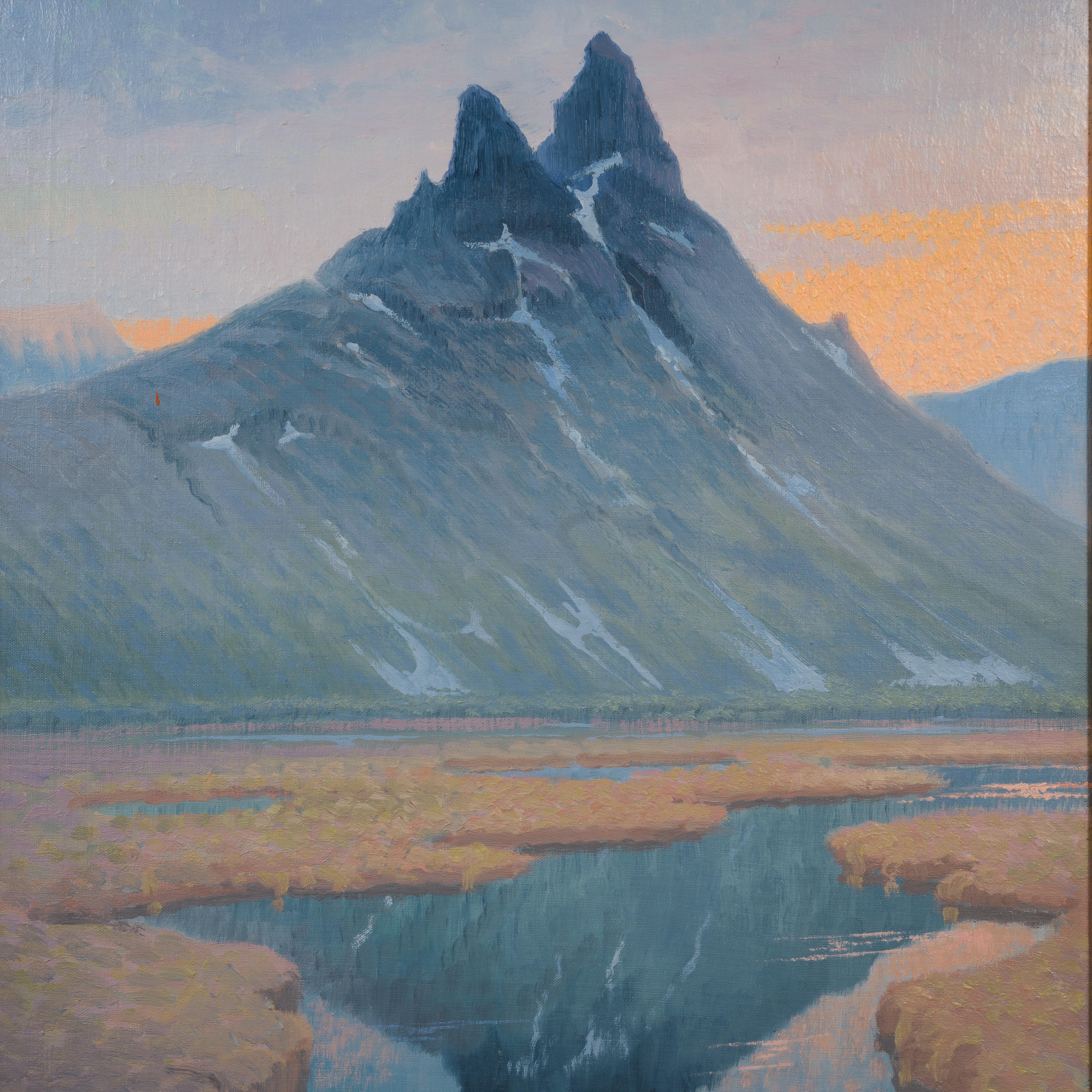 Lyngenfjord Berglandschaft, Norwegen im Angebot 3