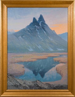 Paysage de montagne de Lyngenfjord, Norvège