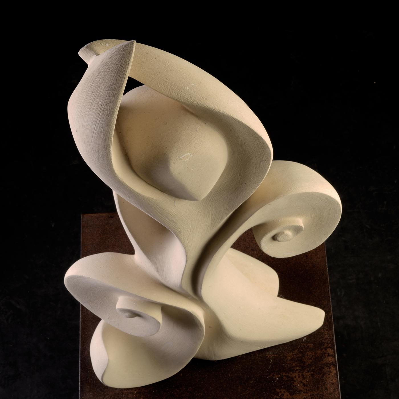 Italian Oltre le Maree Lecce Stone Sculpture For Sale