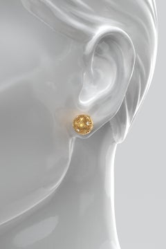 Oltremare Gioielli Diamond Stud Earrings in 18k Gold Made in Italy