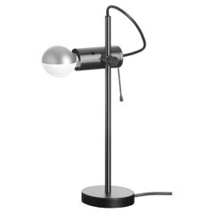 Lampada da tavolo Oluce Agnoli 251, design di Tito Agnoli - Nichel nero satinato - 220–240 V