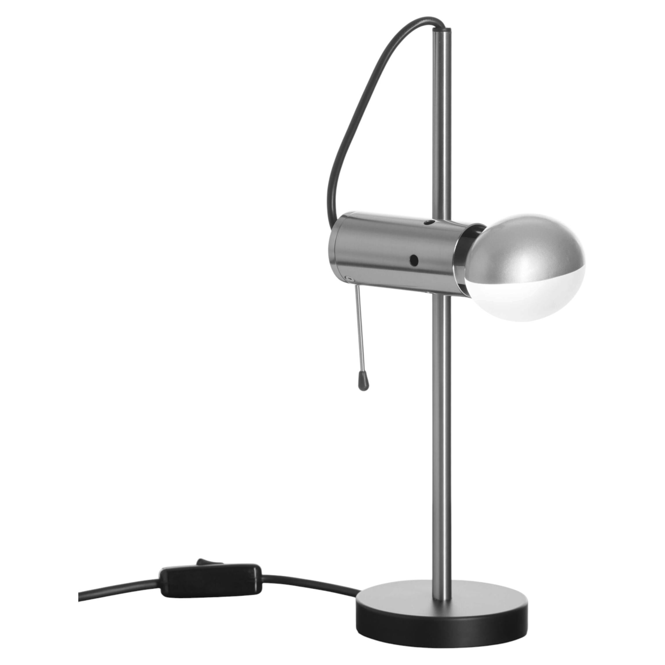 Oluce Agnoli 251 Table Lamp design Tito Agnoli - Satin nickel - 220–240V