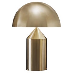 Oluce Atollo 233 Oro Table Lamp by Vico Magistretti - Satin gold - 220–240V