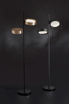 Lampadaire Oluce Berlin par Christophe Pillet - Laiton satiné - 220–240 V