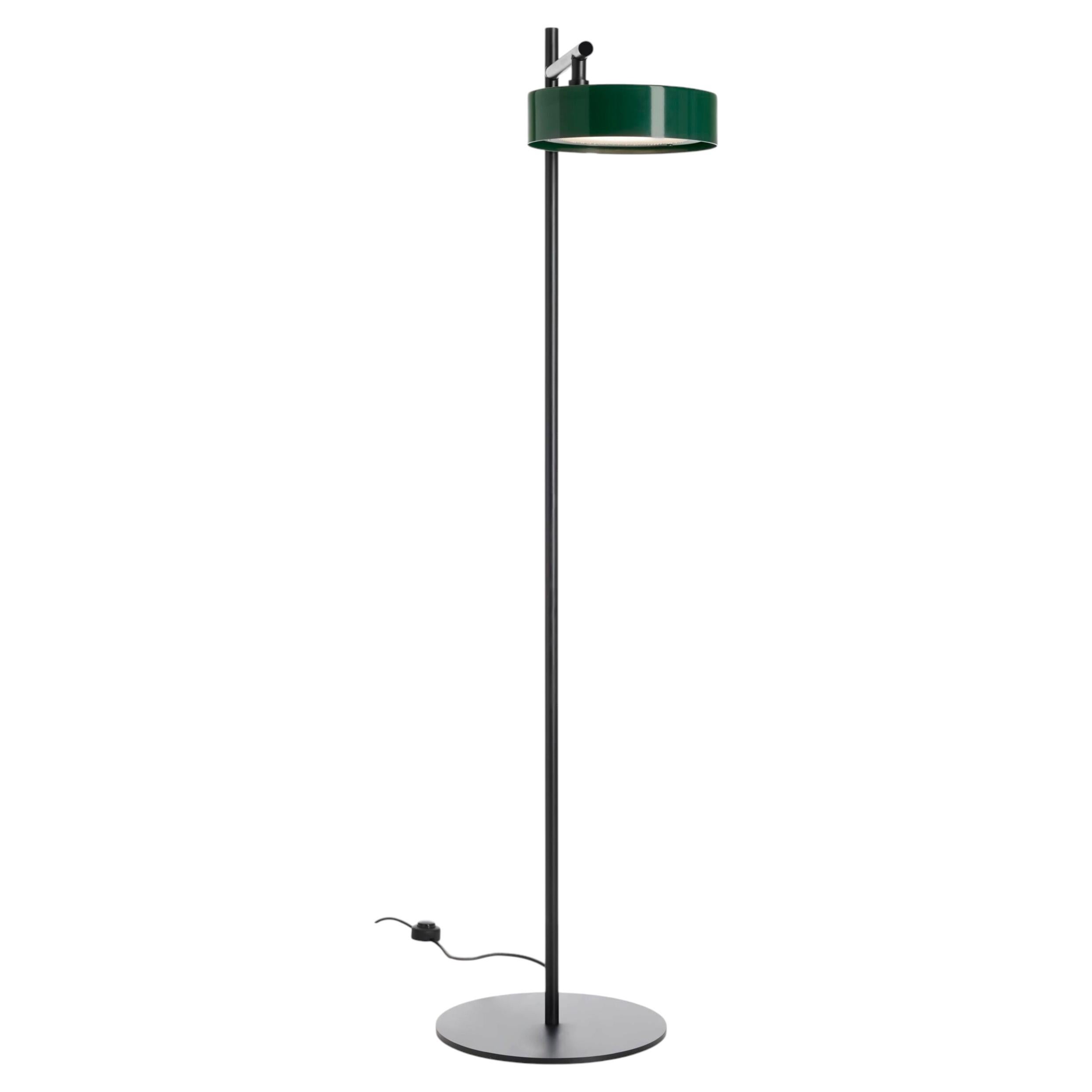 Oluce Berlin-Out Floor Lamp design Christophe Pillet - Black/Green - 220–240V