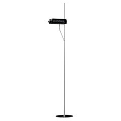 Lámpara de pie Oluce Colombo 626/L, diseñada por Joe Colombo - Negra - 220–240 V