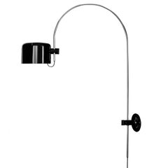 Oluce Coupé 1158 Wall Lamp design Joe Colombo - Black - 220–240V