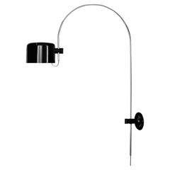 Oluce Coupé 1158 Wall Lamp design Joe Colombo - Black - 220–240V