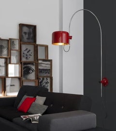 Oluce Coupé 1158 Wall Lamp design Joe Colombo - Scarlet red - 220–240V
