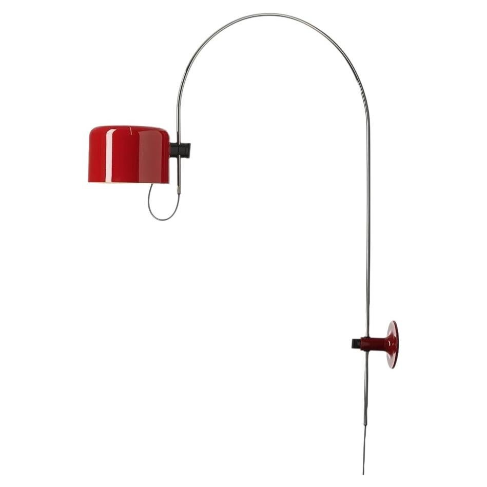 Lampada da parete Oluce Coupé 1158, design di Joe Colombo - Rosso scarlatto - 220–240 V