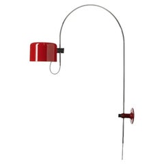 Oluce Coupé 1158 Wall Lamp design Joe Colombo - Scarlet red - 220–240V