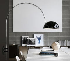 Oluce Coupé 1159/R Wall Lamp design Joe Colombo - Black - 220–240V