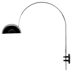Oluce Coupé 1159/R Wall Lamp design Joe Colombo - Black - 220–240V