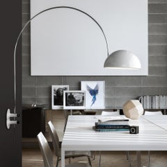 Oluce Coupé 1159/R Wall Lamp design Joe Colombo - White - 220–240V