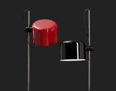 Oluce Coupé 3321 Floor Lamp by Joe Colombo - Red - 220–240V