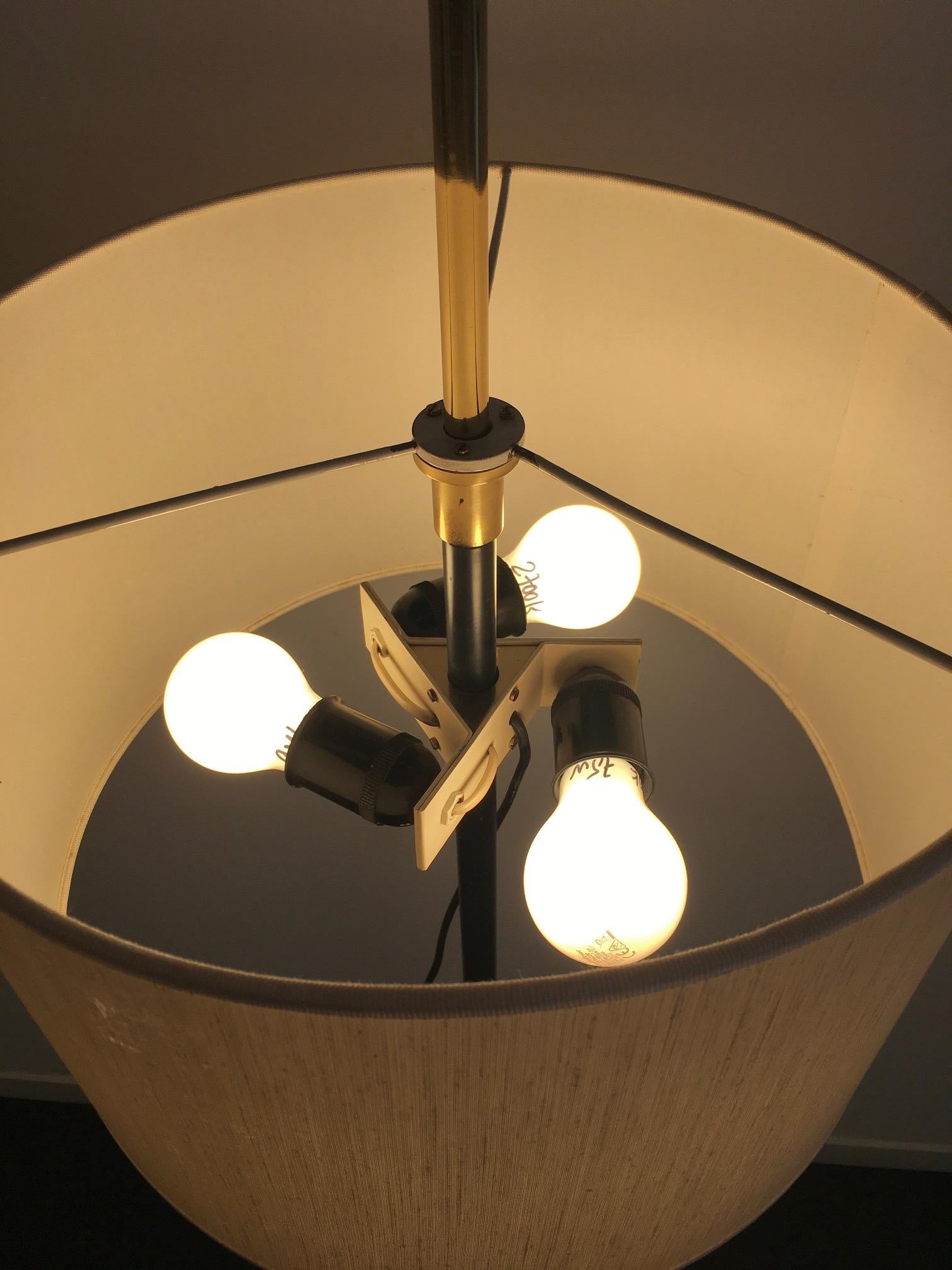 French Oluce Floor Lamp Model 380 by Angelo Ostuni and Renato Forti