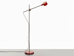 Oluce G.O. 352 Floor Lamp by Giuseppe Ostuni - Scarlet Red - 220–240V