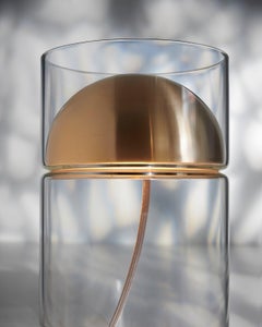 Lámpara de mesa Oluce Medusa 254, de Quaglio Simonelli - Oro satinado - 220–240 V