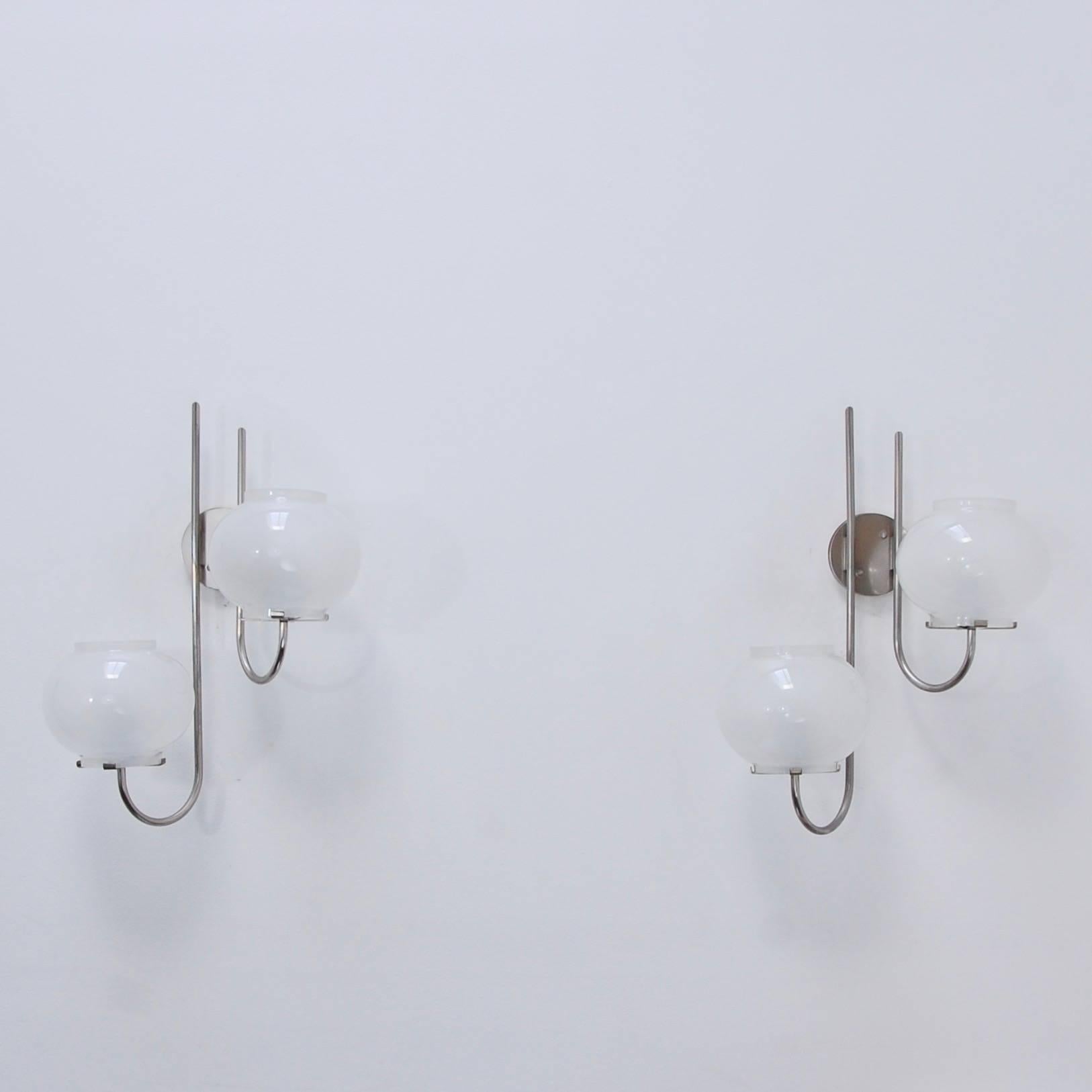 Modern Oluce Sconces by Tito Agnoli For Sale