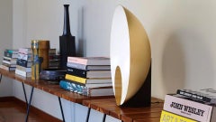 Lampe de table Oluce Siro 287, conçue par Marta Perla - 220–240 V - Finition dorée satinée