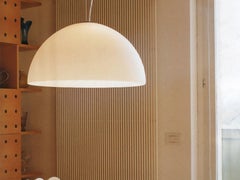 Oluce Sonora 493 BI Suspension Lamp by Vico Magistretti 220–240V 133 cm 52.4 inc