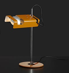 Oluce Spider Table Lamp by Joe Colombo - Mustard yellow - 220–240V