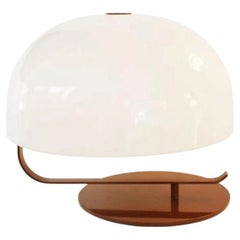 Lampada da tavolo Oluce Zanuso di Marco Zanuso - Marrone noce - 220–240 V