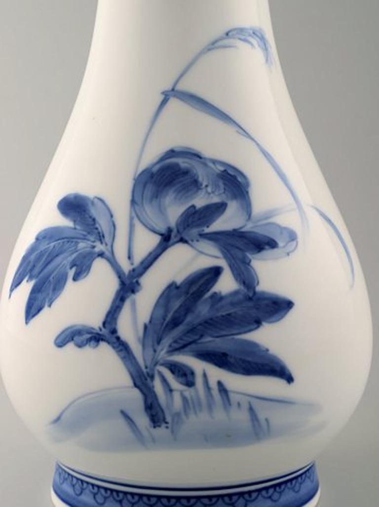Danish Oluf Jensen for Royal Copenhagen, Large Unique Porcelain Vase with Slim Neck For Sale