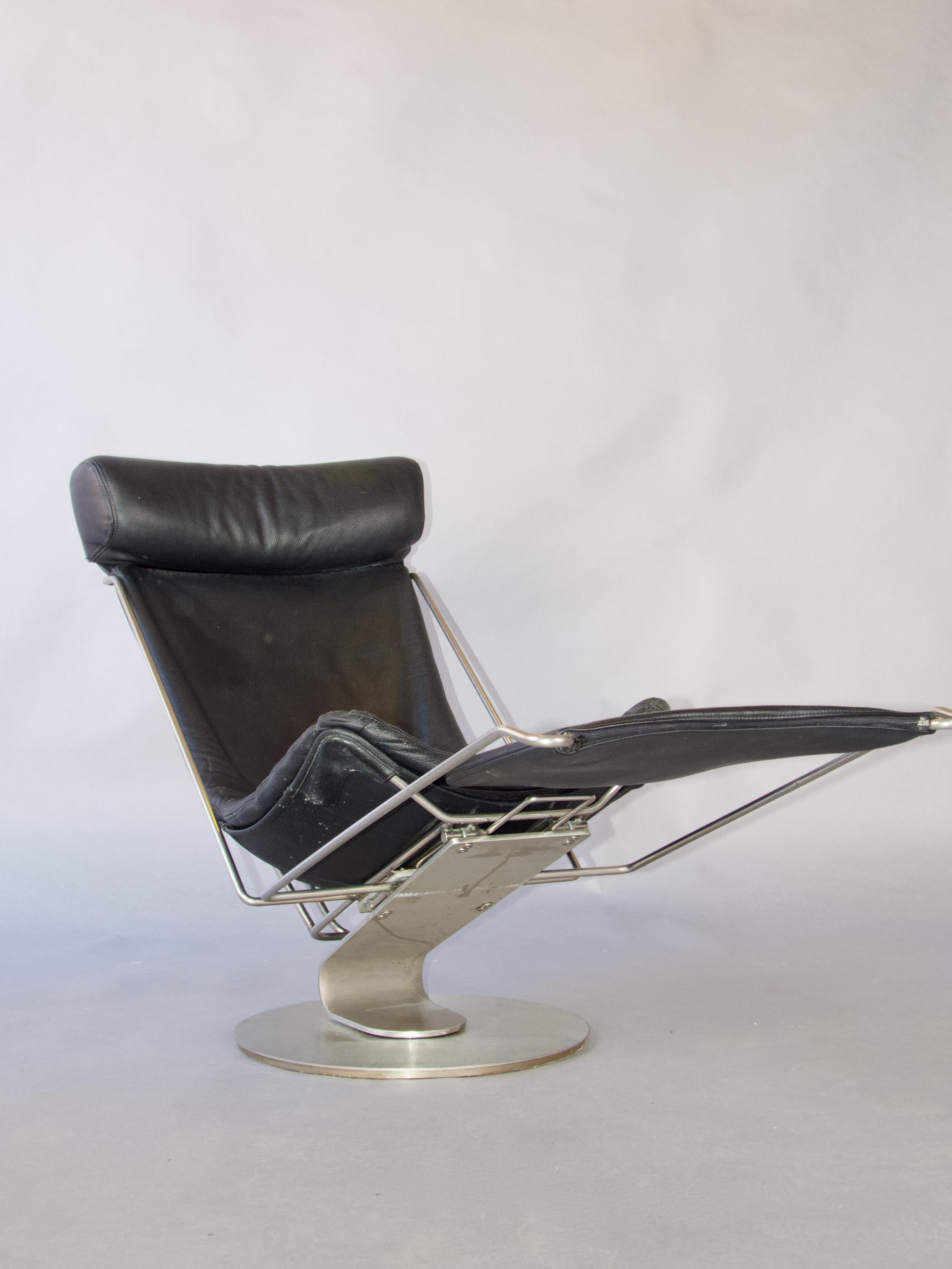 Poltrona relax dal design classico e giovane di Oluf Lund 'inter dane' per Trio Line In condizioni buone in vendita a grand Lancy, CH