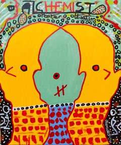 Alchemist - 21st Century, Contemporary, Abstract, Pop Culture, Mental Health