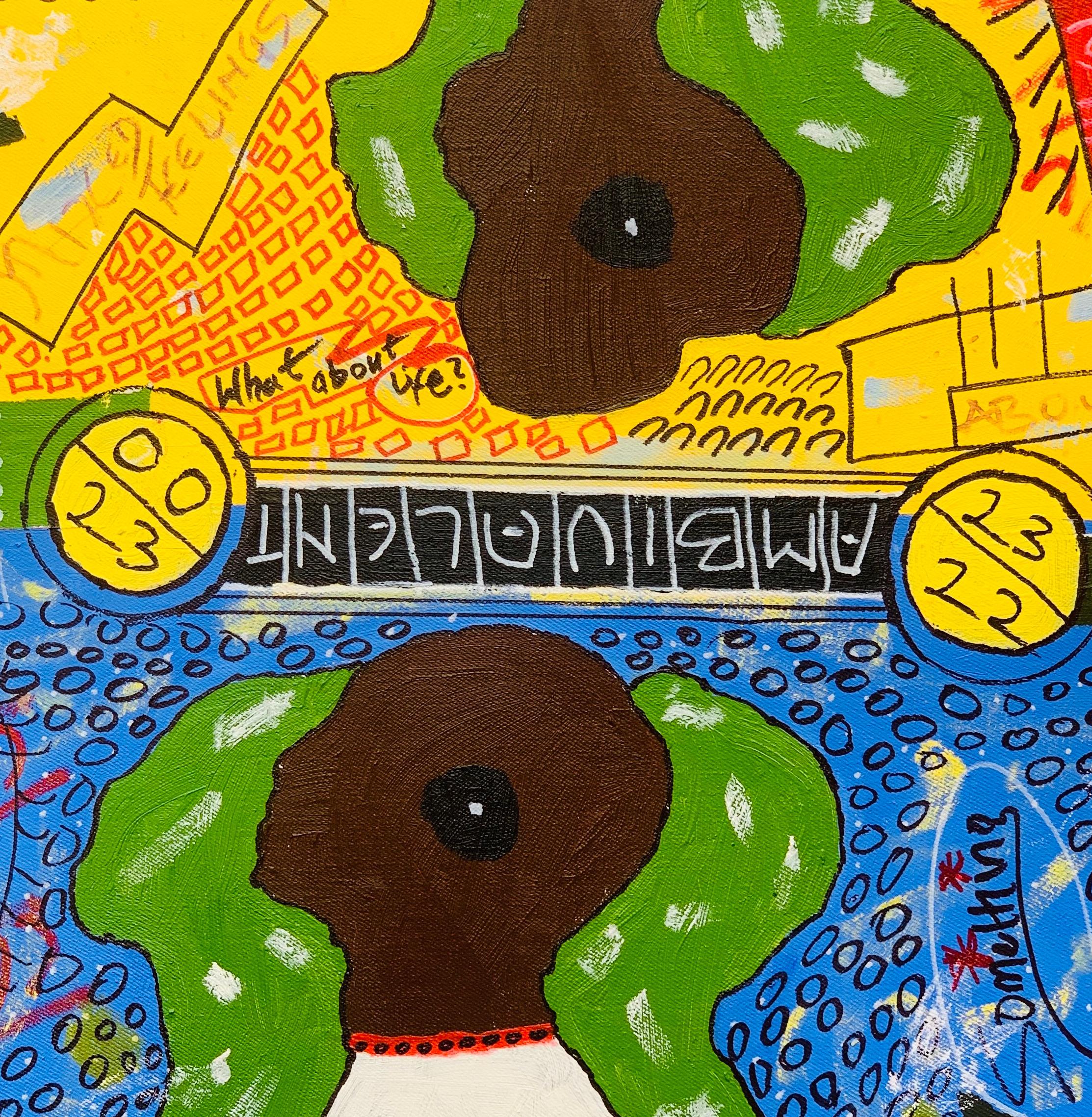 Ambivalente - Siglo XXI, Contemporáneo, Abstracto, Cultura Pop, Emociones, Colores en venta 1