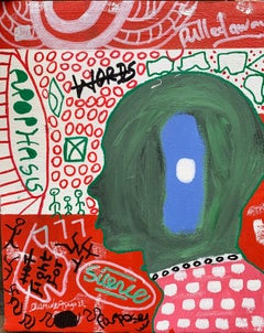 Apophasis -21st Century, Contemporary, Abstract, Pop Culture, Miniature, People