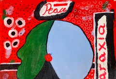Ataraxia -21st Century, Contemporary, Abstract, Pop Culture, Anxiety, Miniature