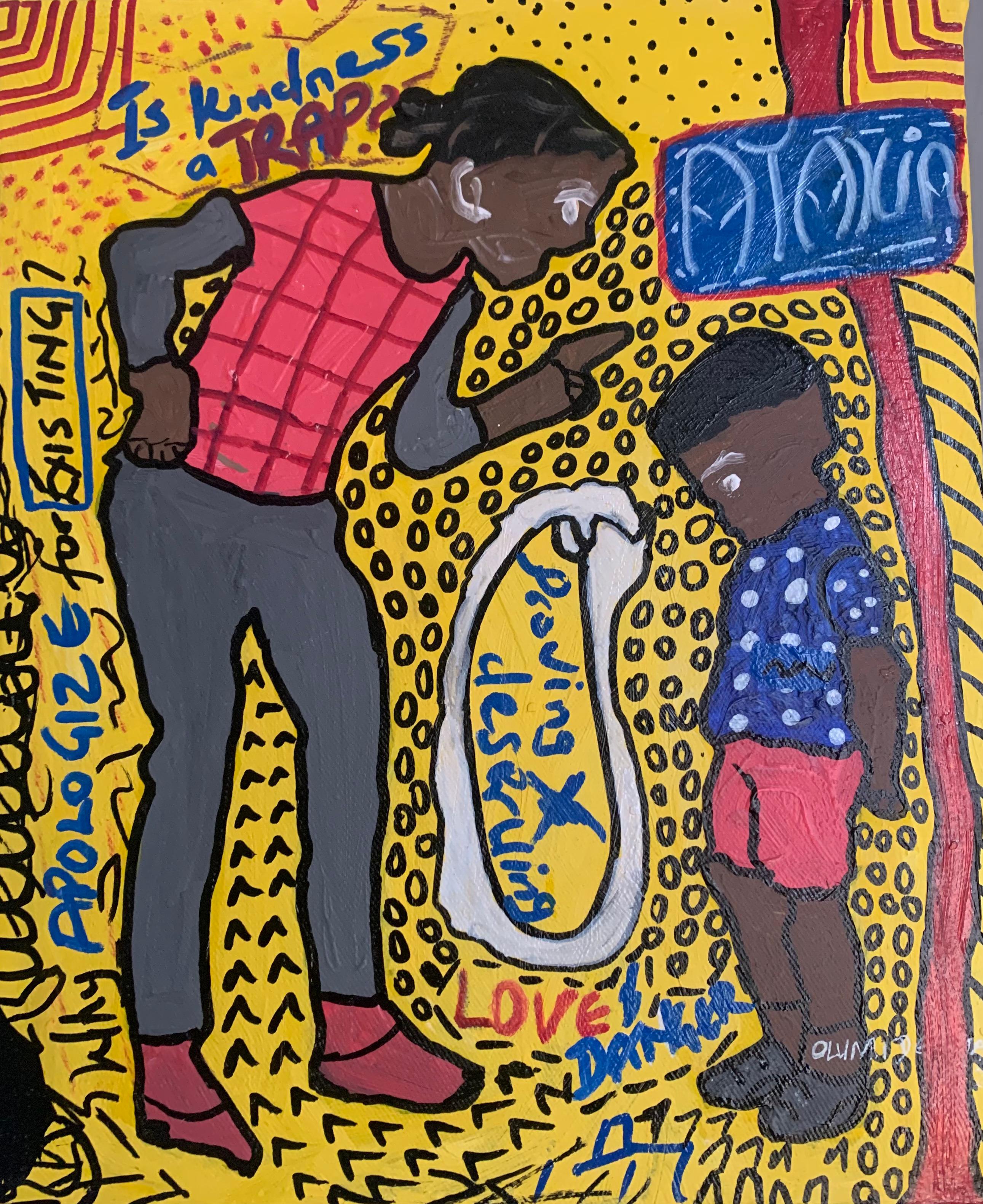 Ataxia -21st Century, Contemporary, Abstract, Pop Culture, Miniature People