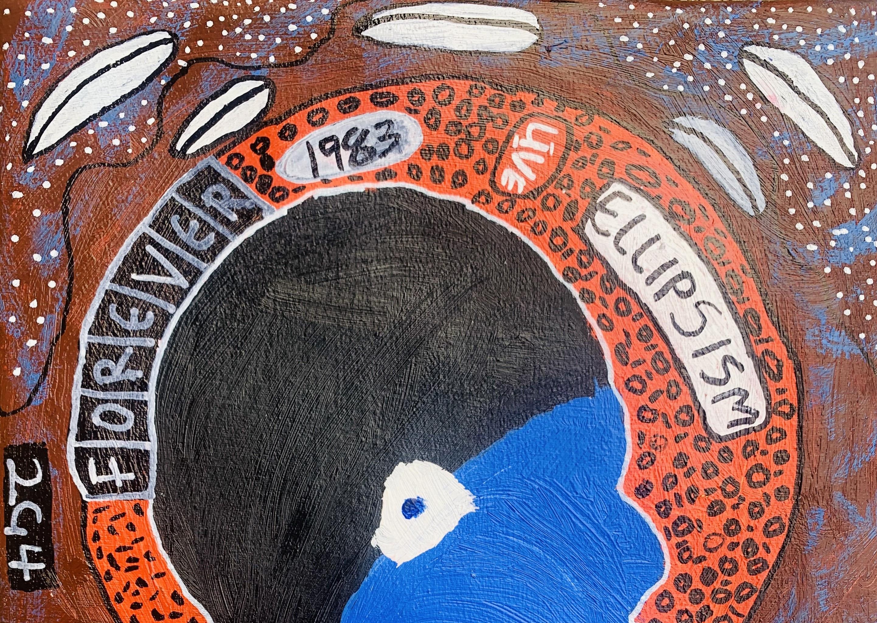 Ellipsismo - 21° secolo, Contemporaneo, Astratto, Miniatura, Emozioni, Colori - Painting di Olumide Ajayi