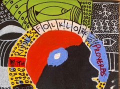 Folklore - 21. Jahrhundert, Contemporary, Abstrakt, Miniature, Emotionen, Farben
